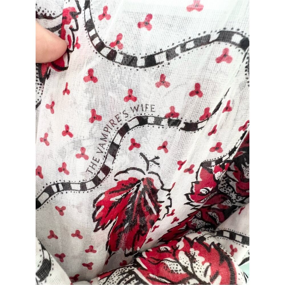 The Vampire’s Wife NWT the guardian wild meadow rose cotton dress summer size 6 - Picture 8 of 11